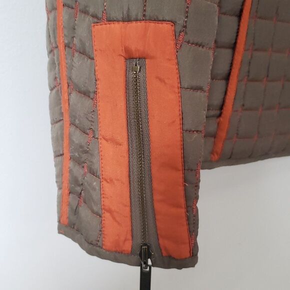 Cassini Jacket Womens Medium Silk Reversible Pick Stitch Quilted Coat - Picture 3 of 12